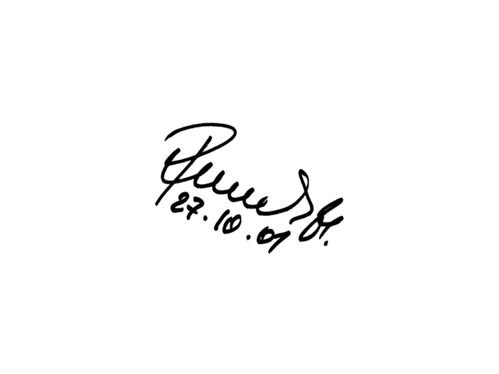 Signature background remover example before processing